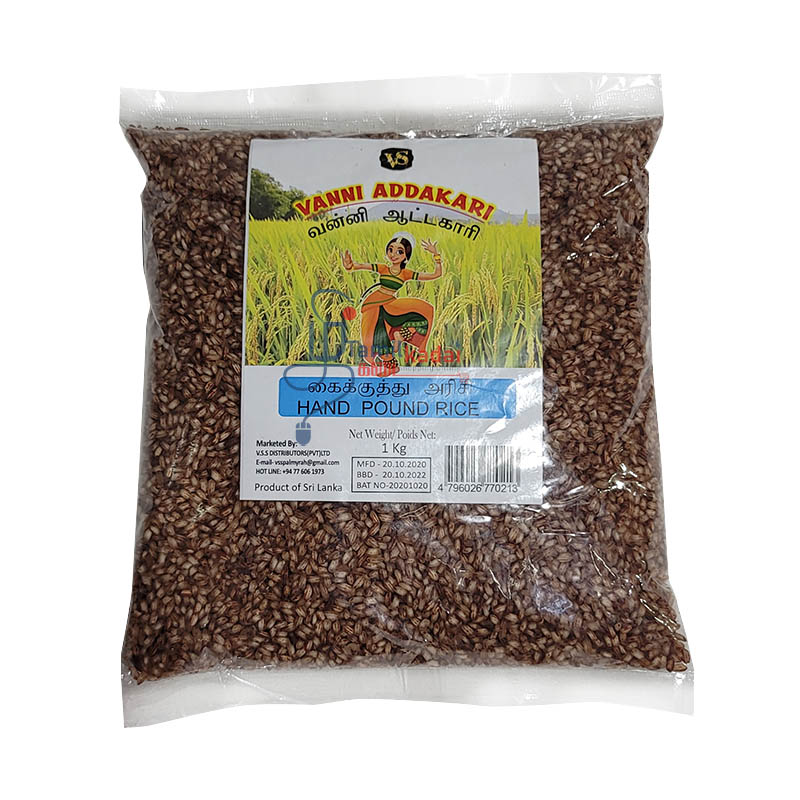 Aattakari Hand Pound Rice (24 x 1Kg) - ஆட்ட காரி கை குத்தரிசி